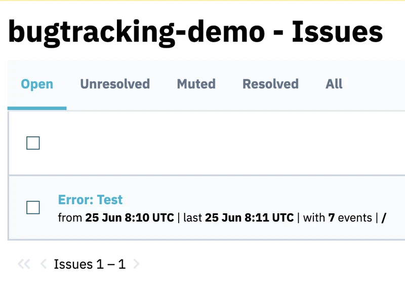 Error Collected